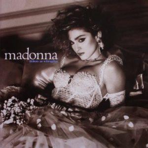 Album cover of Like a Virgin by Madonna.
