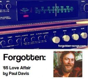 Forgotten: '65 Love Affair by Paul Davis