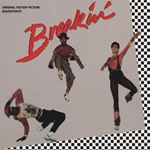 Album cover of the Breakin' soundtrack, featuring Ollie and Jerry.